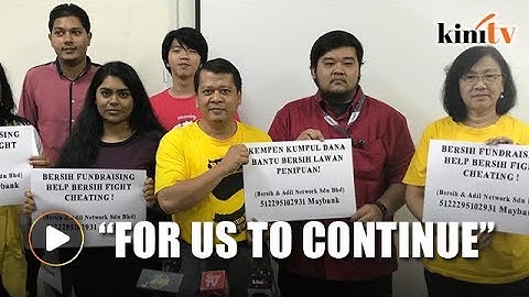 Bersih 2.0 needs RM500,000