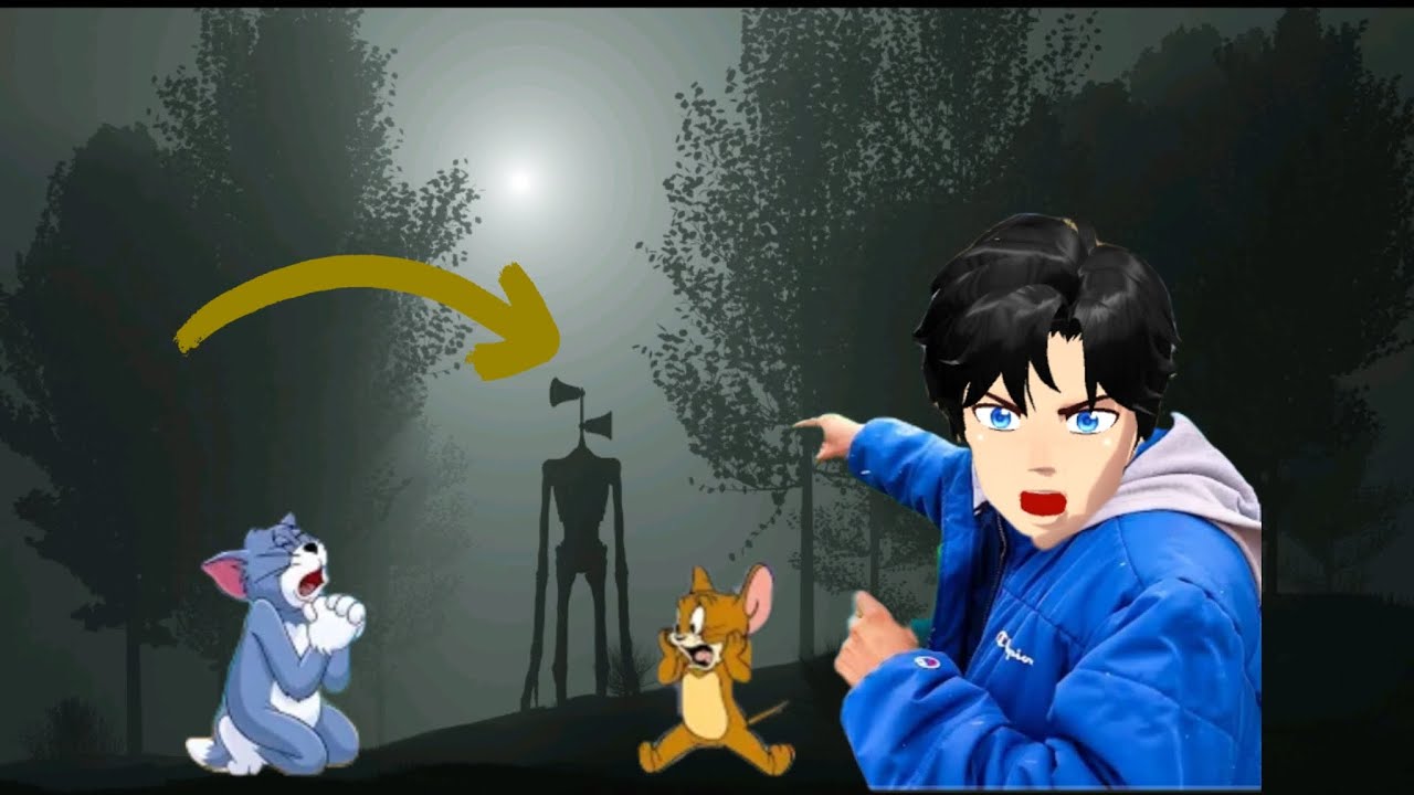 ကျနော်လော်စပီကာသရဲကြီး Siren Head နဲ့နပန်းလုံးခဲ့တယ်/Siren Head in Sakura school simulator