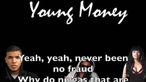 Nicki Minaj ft Drake & Lil Wayne No Frauds (Official Lyric Video)