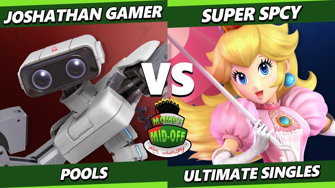 Momo's Mid-Off - Joshathan Gamer (ROB) Vs. Super_spcy (Peach) SSBU Ultimate Tournament