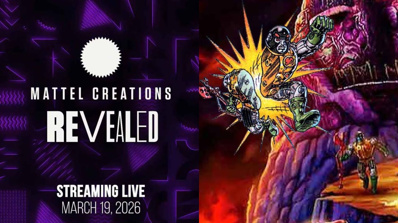 Анонс новой прямой трансляции Mattel и фигурки MOTU Blast Attack.