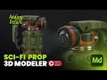 Sci-fi Prop with Substance 3D Modeler (Part 2)