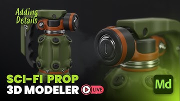 Sci-fi Prop with Substance 3D Modeler (Part 2)