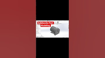 SolidWorks for Beginners | SolidWorks Part Modeling🔥#ytshorts  #viral  #productdesign #automobile