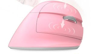 Delux M618 Mini 4.02.4Ghz Wireless Rechargeable Vertical Mouse