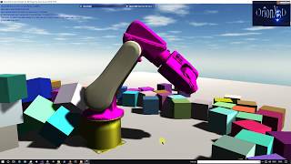OrionX3D Experimental kinematic Robotics test.