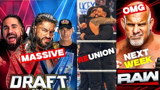 Massive! WWE Draft 2025 | Goldberg Return Next Week, John Cena