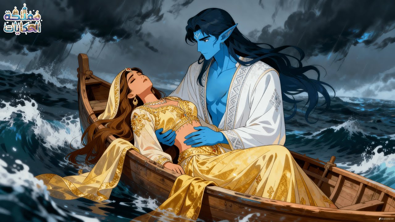 قصة الأميرة التي رمتها زوجة أبيها في المحيط فأنقذها أمير مملكة المرجان الأسود وحدث ما لا يصدقه عقل !
