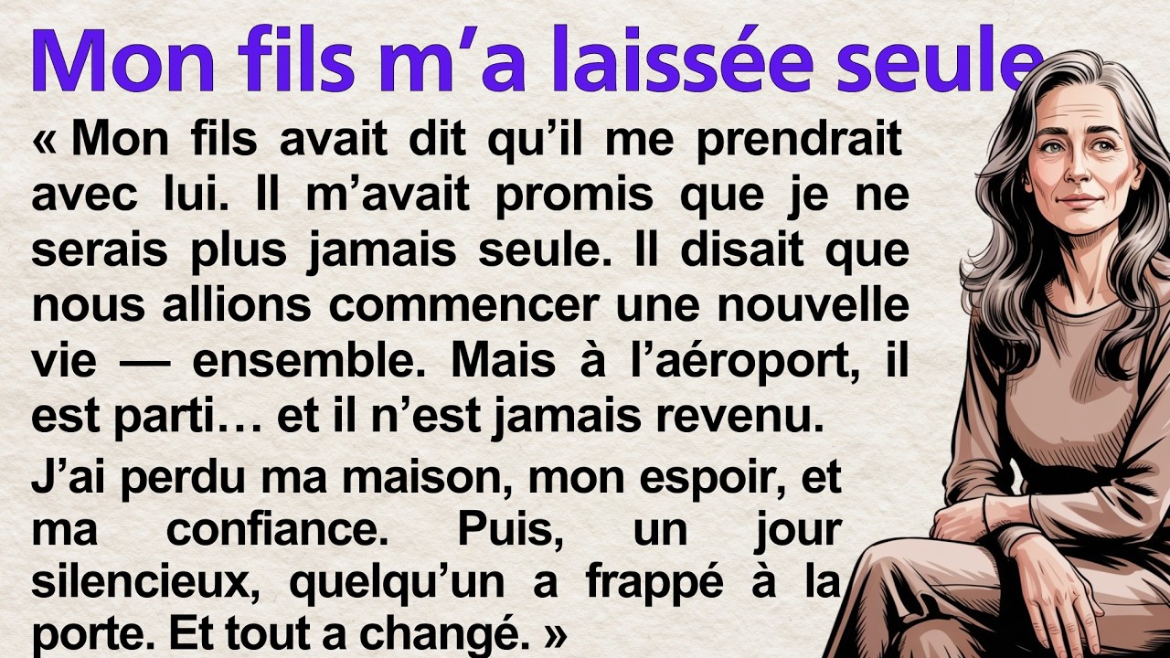 My Son Left Me Alone | Learn French with Simple Story (A1–A2) | Frenchy Tales