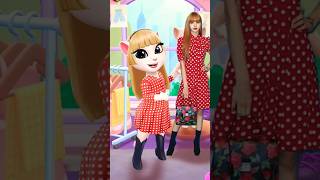 BlackPink Lisa makeover in my talking Angela 2 #blackpink #blackpinklisa #makeup #mytalkingangela2