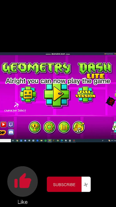 Tutorial on how to download geometry dash for free in PC/Laptop #shorts