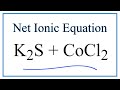 Net Ionic Equations and Reactions