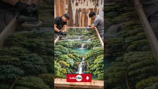 The Most Satisfying Epoxy Resin Table Transformation 🌊