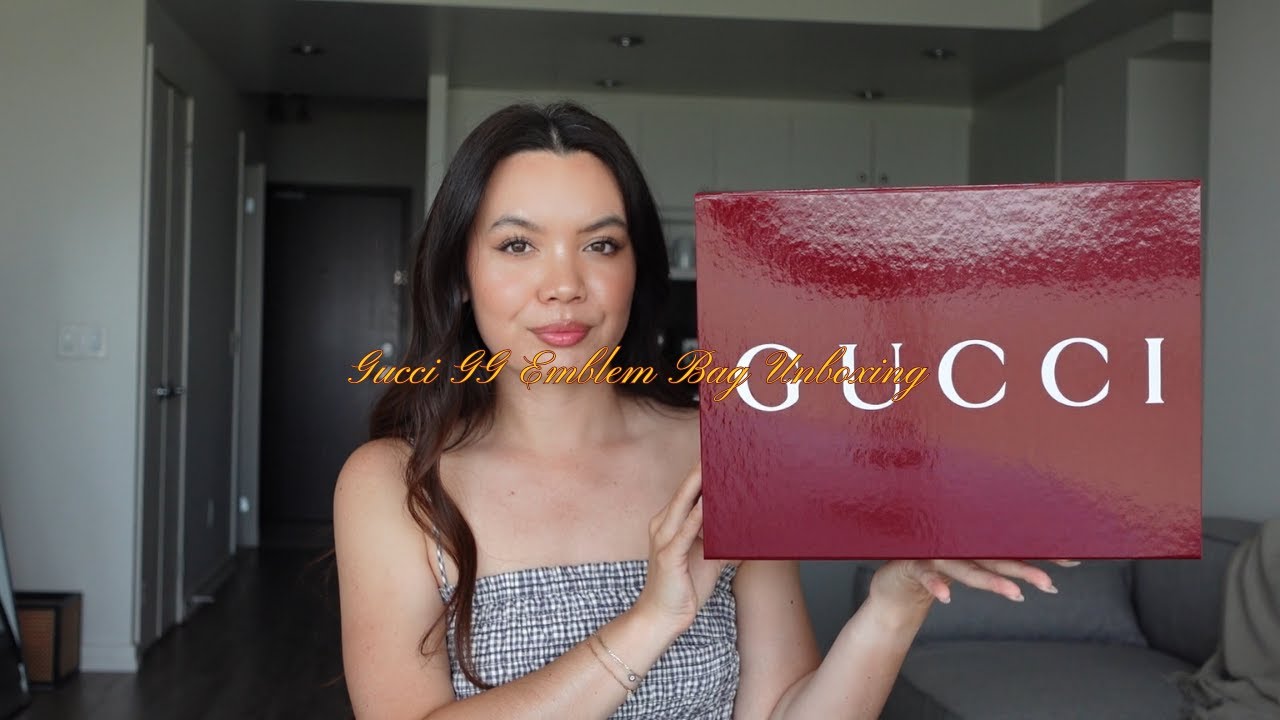 Gucci GG Emblem Bag Unboxing