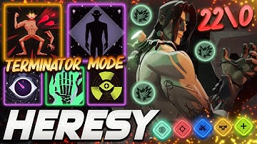Heresy Victor TERMINATOR MODE 22/0 - Deadlock Pro Gameplay & Guides [Watch & Learn]