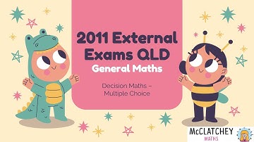 2021 QLD General Maths Multiple choice questions: Decision Maths