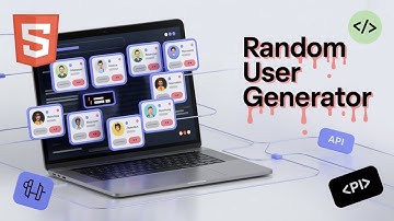 Generate RANDOM Users with HTML CSS and JavaScript Now