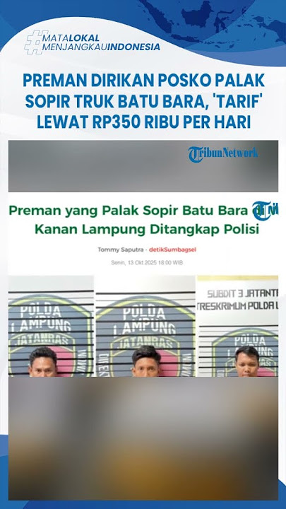 Thugs Set Up Posts to Extort Coal Truck Drivers, Charging Over Rp350,000 per Day