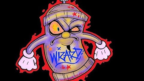 Drawing a spraycan with a big eye