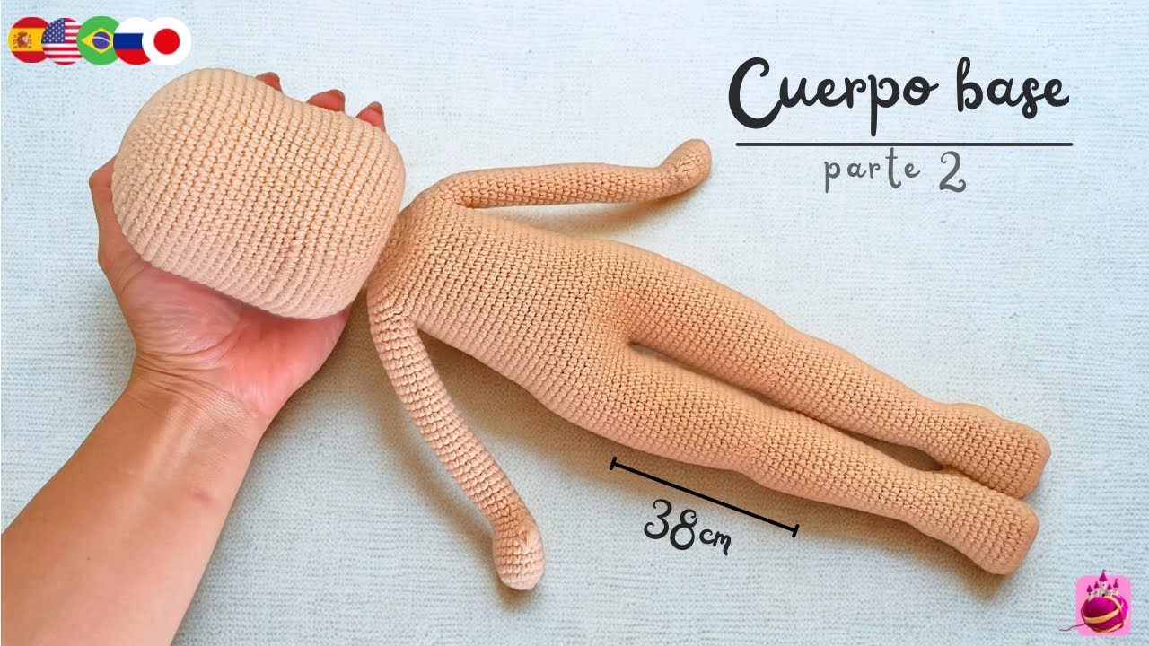 Вязание крючком основы для амигуруми | Основа для тела, часть 2. Быстрый и простой урок 💕
