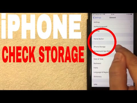 ✅  How To Check Storage On iPhone 🔴