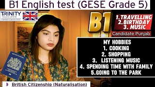 картинка: Тест по английскому языку B1 (GESE, 5 класс) | Британское гражданство SELT | Тринити-колледж Лонд...