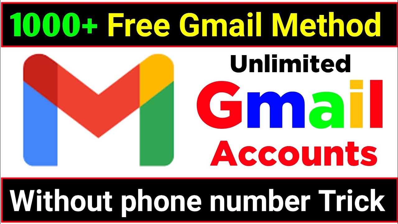 Unlimited gmail create method 2024 how to create gmail account