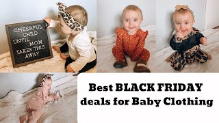AFFORDABLE BABY CLOTHING HAUL AND TRY- ON | BLACK FRIDAY DEALS AND DISCOUNT CODES