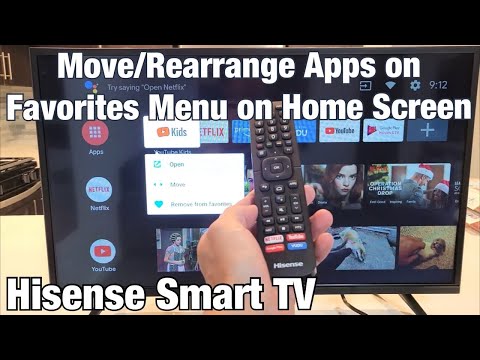 Hisense Smart TV: How to Move Apps on Favorites menu on Home Screen hqdefault