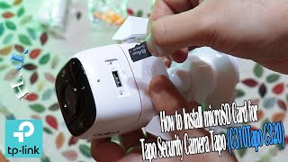 Details How to Install microSD Card for Tapo Security Camera: Tapo C310 /Tapo C320 News