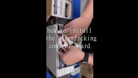 How to play install the overclocking control board for S19pro 110T #antminer #bitmain #bitmain
