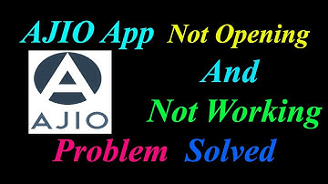 How to Fix AJIO App  Not Opening  / Loading / Not Working Problem in Android Phone