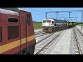 Two Trains on Same Track due to Track Fault#2 - Train Simulator 2023