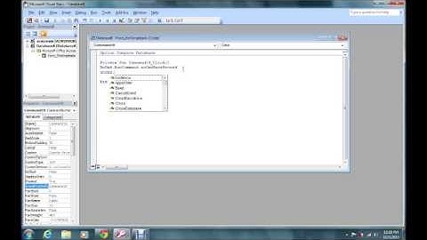 ACCESS codigos vba para botones
