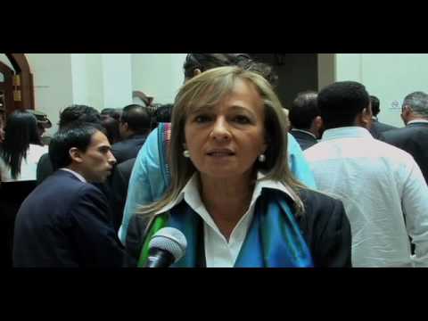 Angela Mara Robledo, integrante de la Bancada Verd...