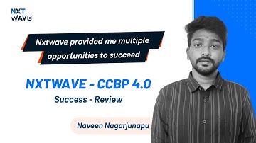 From Zero Coding Knowledge to IT Success: How NxtWave Intensive 2.0 Transformed Naveen’s Career 👏