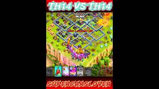 th14 vs th14 last minute 3star attack strategy in any bases #coc#ytshorts#3star#gaming#sumit007