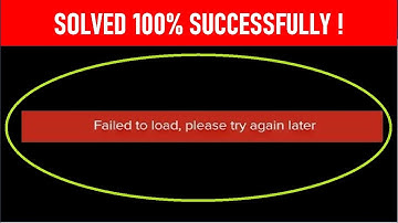 How To Fix Tik Tok Error Failed To Load Please Try Again Later Error (100% Successfully & Working)