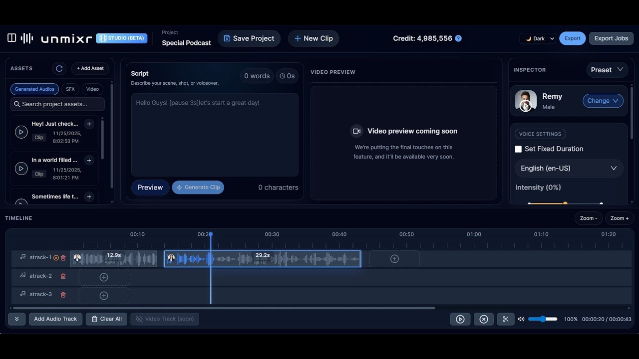 Create Multi-Track Audio Stories Fast (Timeline Studio Demo)