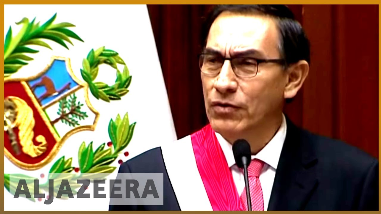🇵🇪 مارتن فيزكارا يؤدي اليمين الدستورية رئيساً لبيرو | الجزيرة الإنجليزية