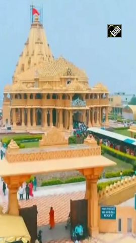 Assam CM Himanta Biswa Sarma offers prayers at Somnath Temple in Gujarat