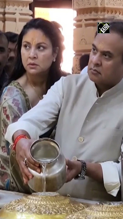 Assam CM Himanta Biswa Sarma offers prayers at Somnath Temple in Gujarat