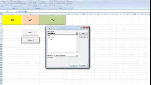 Excel Macro Basic Calculator