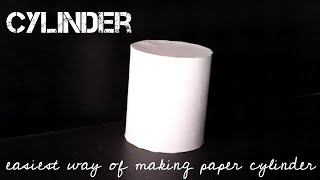 Cylinder | maths model | 3d shapes । origami