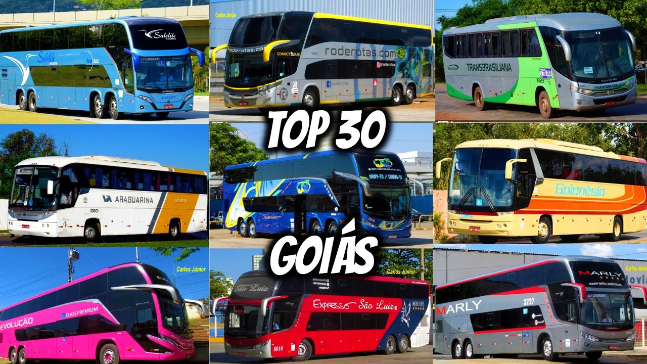 TOP 30 EMPRESAS DE ÔNIBUS RODOVIÁRIO DE GOIÁS