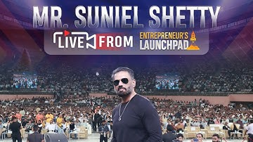 Bollywood Actor Suniel Shetty arrives in style at Entrepreneur