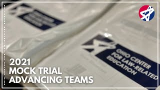 2021 Ohio Mock Trial Advancing Teams - 1/22 and 1/23
