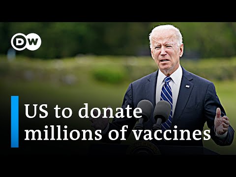 G7: Biden promises to donate 500 million BioNTech-Pfizer vaccine doses to poorer countries - DW News.