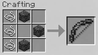 Minecraft but there are custom bows