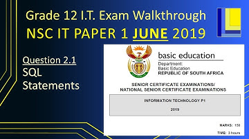 Information Technology Grade 12 Paper 1 June 2019 Q2.1